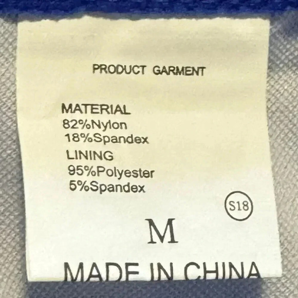 Bright Blue Women’s Medium Two Piece‎ Bathing Suit NWOT - Picture 3 of 3